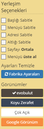 Kontrol Panelindeki Kısayollar Ne İşe Yarar?